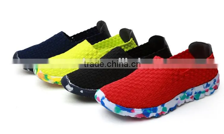 Fashion men's woven shoes , casual sport shoes