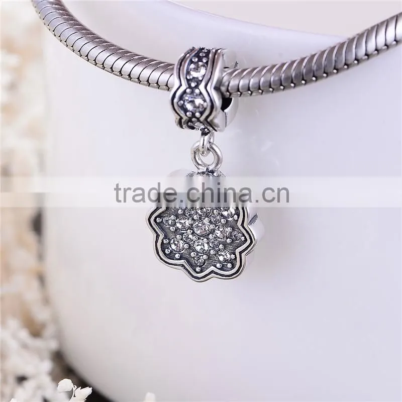 Custom Charms Silver Beads fit Bracelet Necklace Jewelry