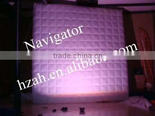 2016 popular hot sales led inflatable walls for events decoration