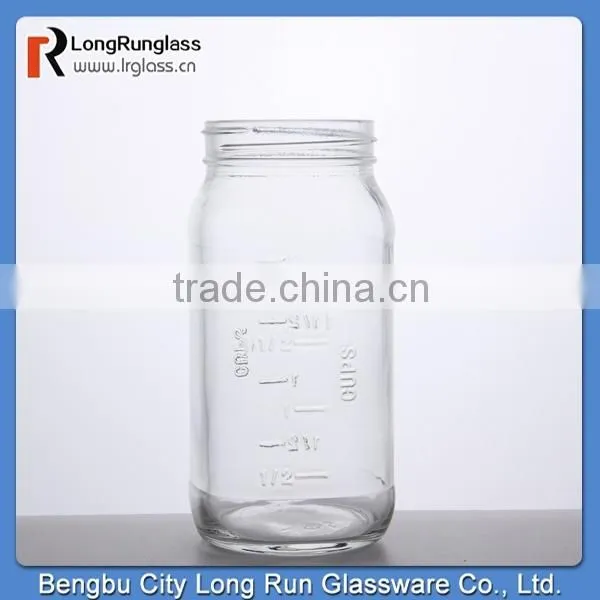 LongRun 23oz high quality and inexpensive glassware healthful glass jar made in China