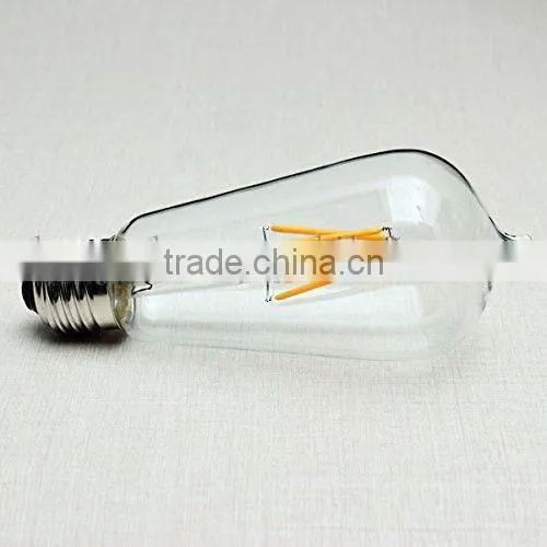 E26 E27 4W Edison Led Bulb ST58 110V 220V Led Filament Teardrop Lamp