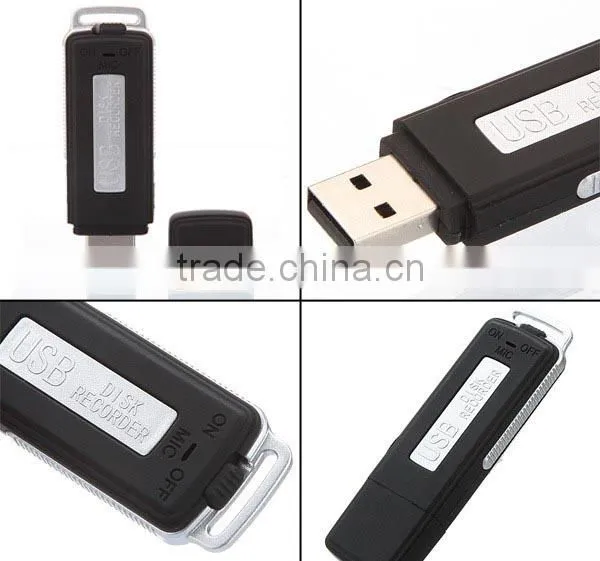 8gb usb flash drive bulk audio voice recorder Built-in Rechargeable Lithium Battery