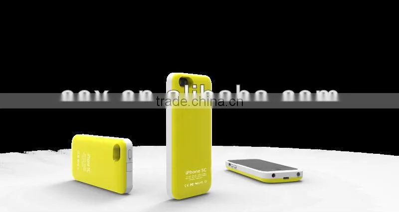 for iPhone 5C Support ios 7 system 2800mAh Backup Battery Charger Case Power