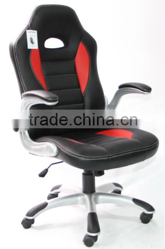Racing Chair Modern Design Swivel Leather And Mesh Bucket Seat Chair HC-R033