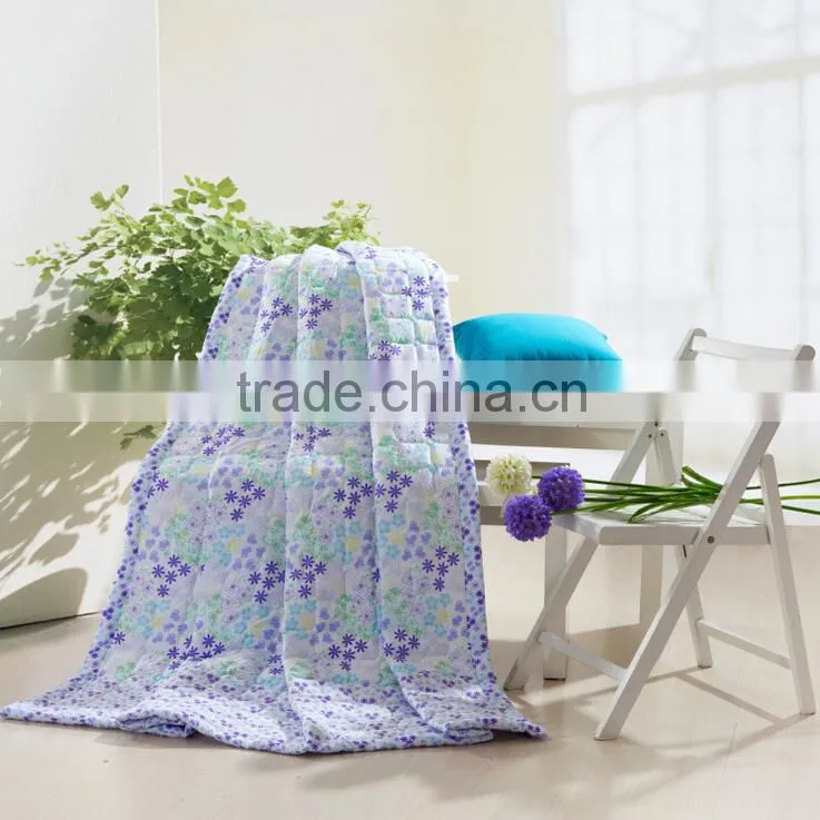 Hot sale 3D printed bedsheet satin fabric for quilt cover/polyester bed sheets quilt fabric
