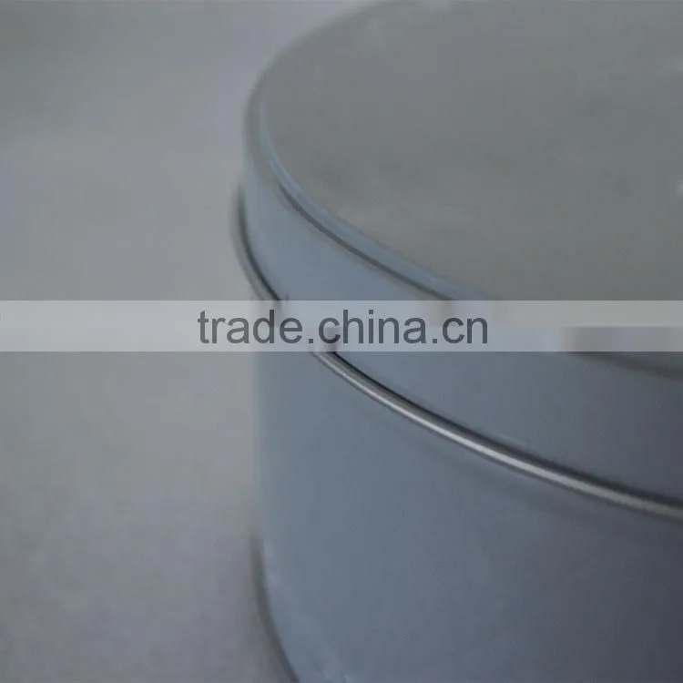 round metal tinplate/round gift tin box/2016 costom designed fashion round tin box