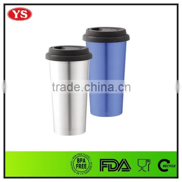 Starbucks style 16 oz double wall thermal coffee mug