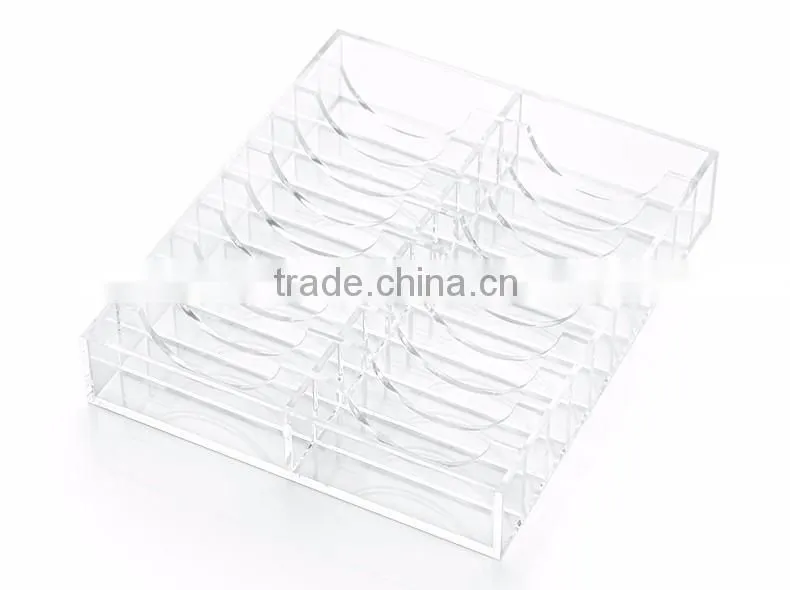 Customized Size Clear Acrylic Bracelet Jewelry Display Tray for Supermarket