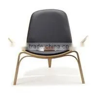 HY3012 Reasonable Pricy Walnut Wood Swan Restaurant Chair with Tube Frame