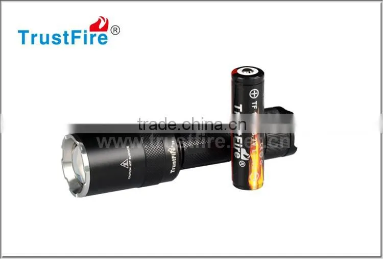 TrustFire zoomable flashlight Z6 with 1*CREE XM-L 2 led 1600 lumen use 18650 battery !