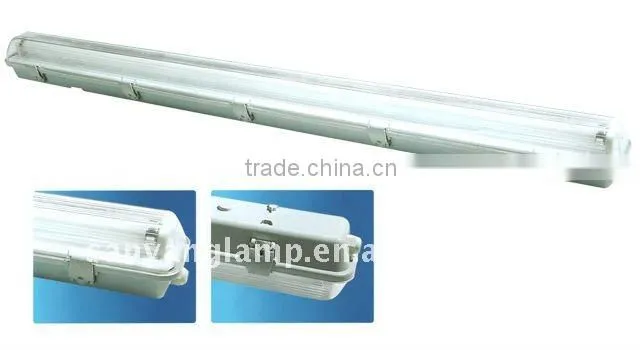 Double tube water proof light fixture