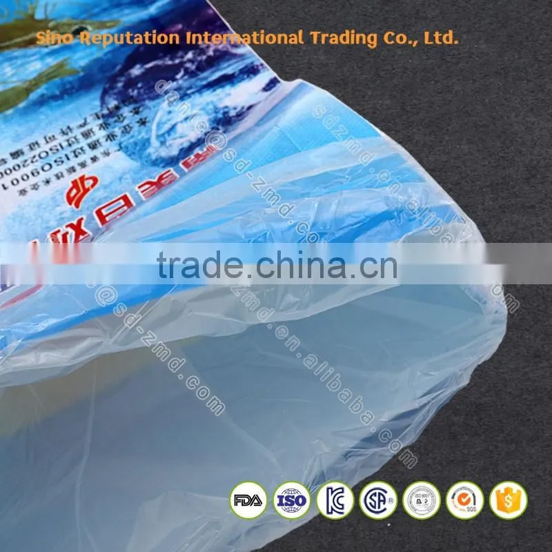 Alibaba china PP woven bags for feed with inner bag on hot sale