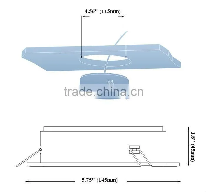 5w led commercial light AC110-240V 4 inch