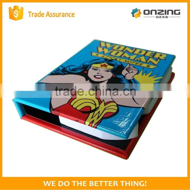 High quality fancy pad sticky notes with cover