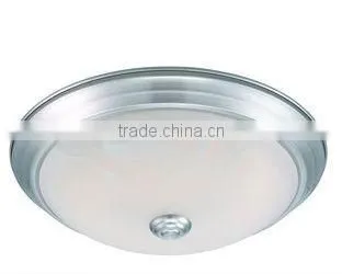 LED 13" Cirrus Flush Mount Ceiling Fixture with glass shade