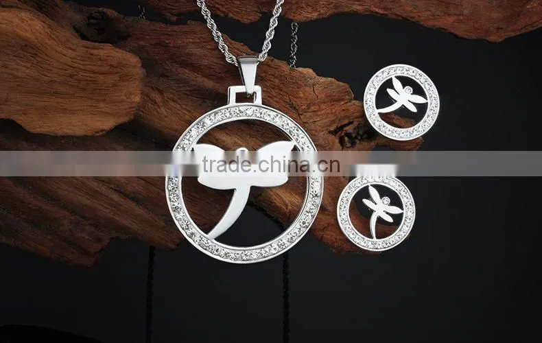 2015 new design fashion 925 sterling silver jewelry set wholesale