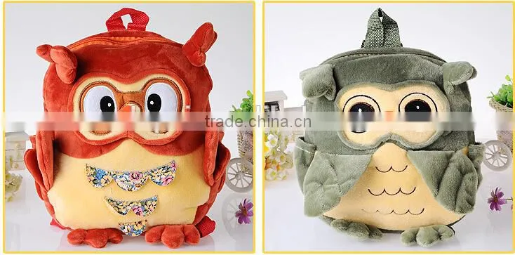 Hot selling cute cartoon animal school bags for kids