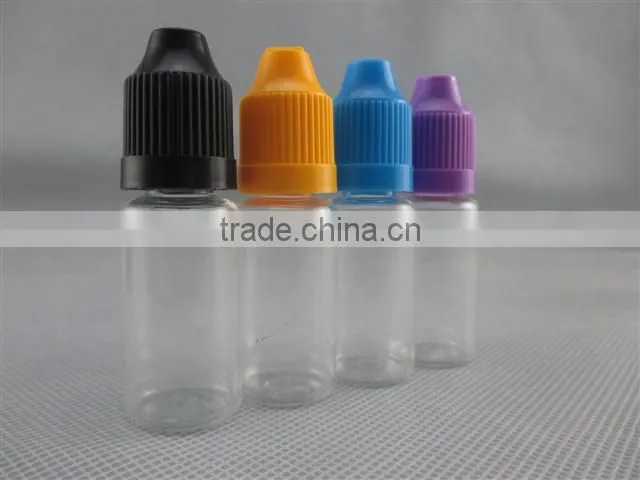 plastic pet cealr 10ml bottle for e-liquid Factory Wholesale