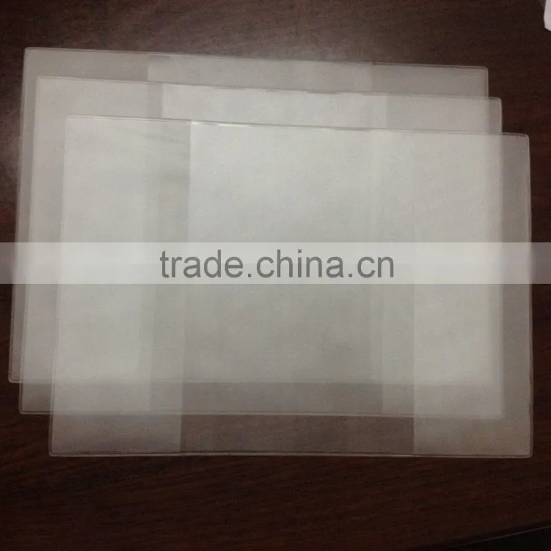 clear pvc book cover