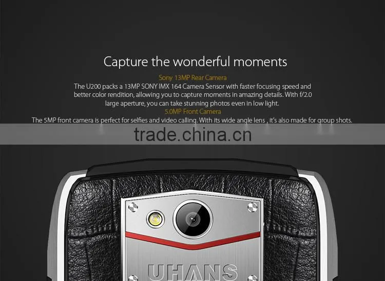 UHANS U200 MTK6735P 1.0GHz Quad Core 5.0 Inch IPS HD Screen Android 5.1 4G LTE Smartphone