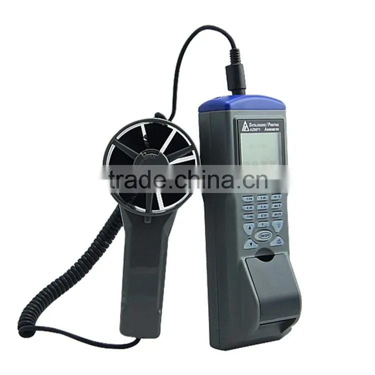 AZ 9871 Anemometer Air Flow Data Logger With Printer