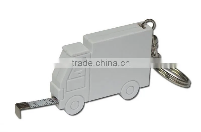 Promotional Truck Shape Mini Tape Measure Keychain