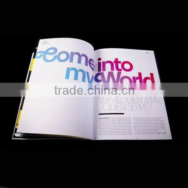 supply color printed magzine
