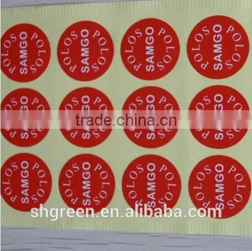 Offset printing full color sticker for air conditioner