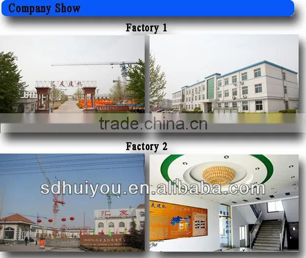 8t load jib Luffing Tower Crane for tensity building construction