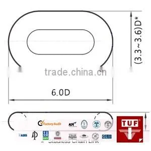 Marine U2 U3 Galvanized studless Link Anchor Chain