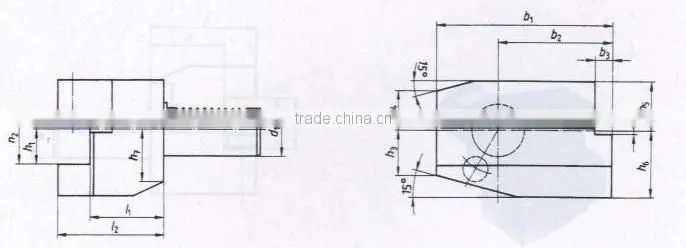 DIN69880 NC tool holder with B type