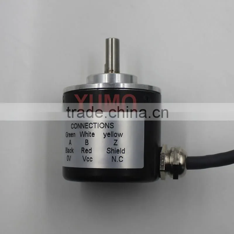 YUMO ISC3806 600PPR 5V CNC system Solid shaft encoder optical price incremental rotary encoder