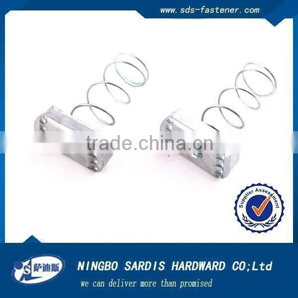 China fastener rod/dyn nut/coupler/anchor iron dumpy level price zinc spring nut