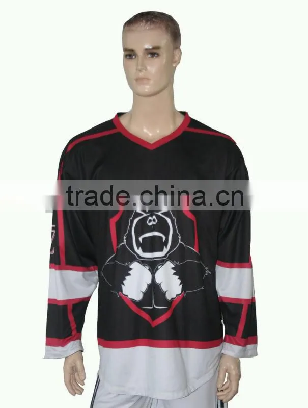 cheap sublimation reversible ice hockey uniform
