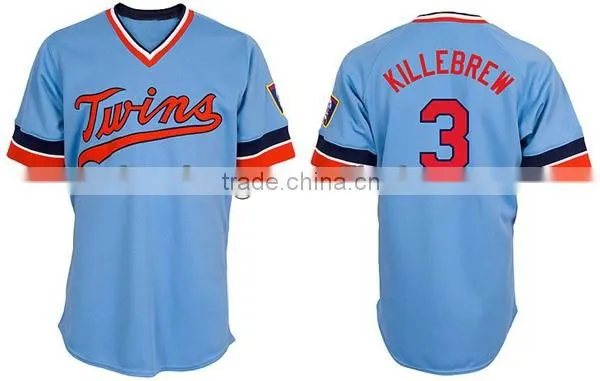 MOQ 10 Piece plus size dye sublimation baseball shirt