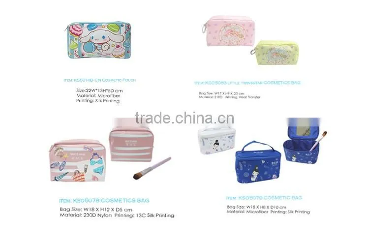 OEM custom design travel cosmetic bag