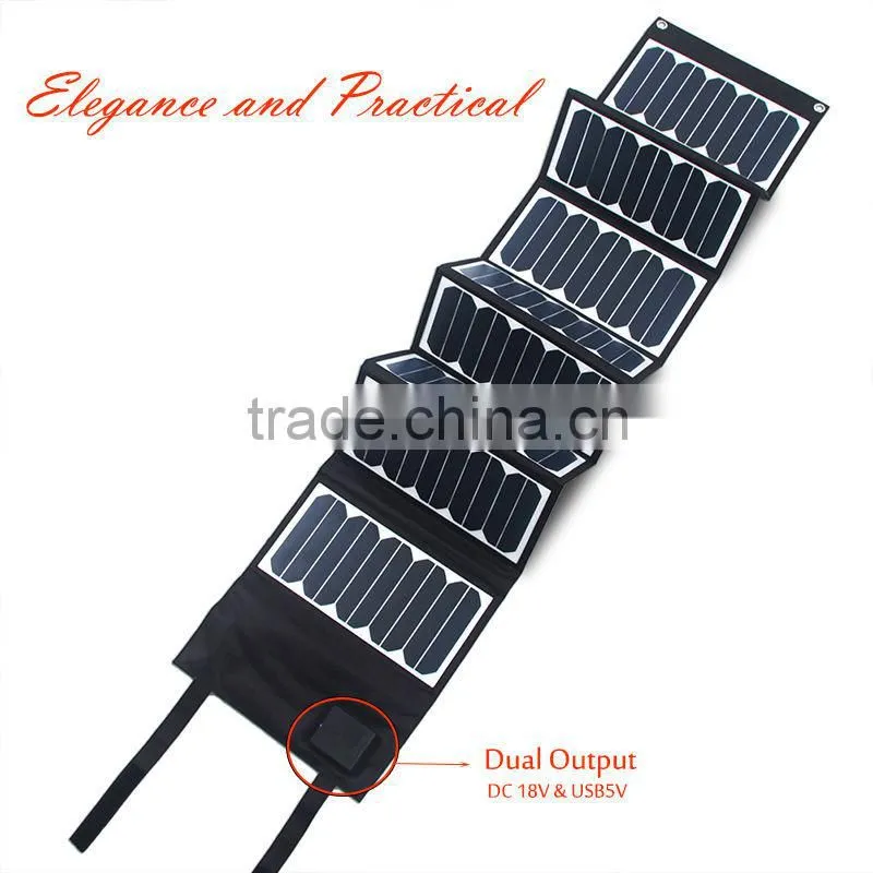 60w solar panel cell charger for laptop