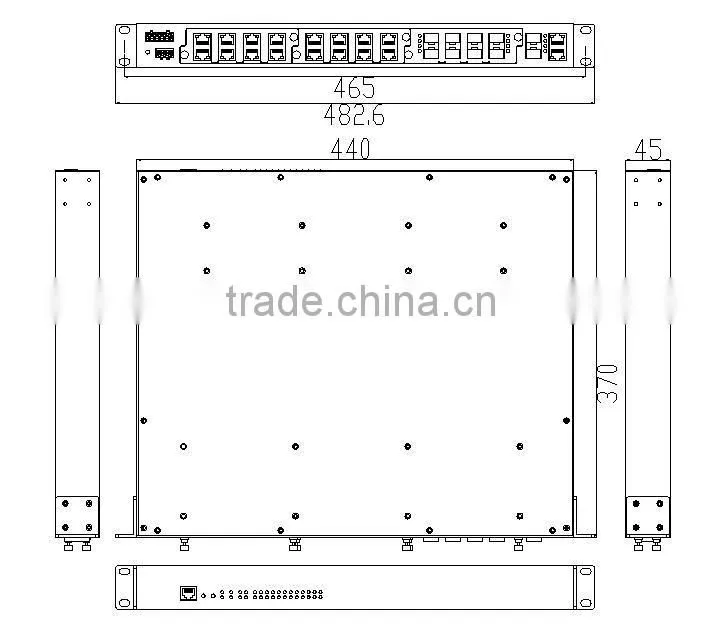 InMaxPT5626 26 Ports Modularized Full Gigabit Advanced Managed Industrial Switch