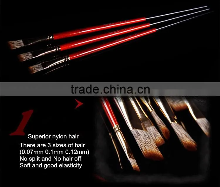 BGN-712 Bergino High Quality Watercolor Painting Brush Wholesale Flat shape