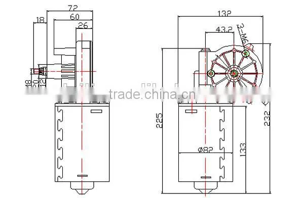 Best Quality High Performance windshield regulator motor