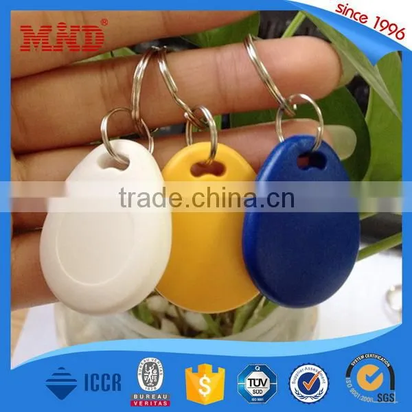 MDK01Cheap stock waterproof ISO14443A RFID key tag/RFID keyfob