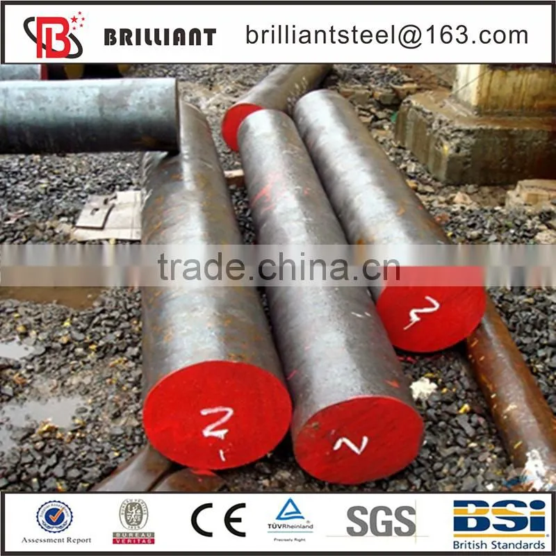 chrome plated round bar/bronze round bar/round bar steel en8 en9