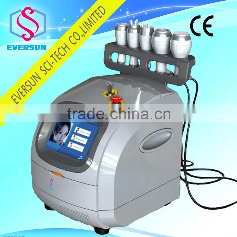 50W metal Ultrasonic vacuum cavitation rf for slimming, skin rejuvation, facial lift Glary 710