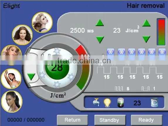 CE approved hot selling SHR IPL hair removal skin tighting with "2600w 'strong power