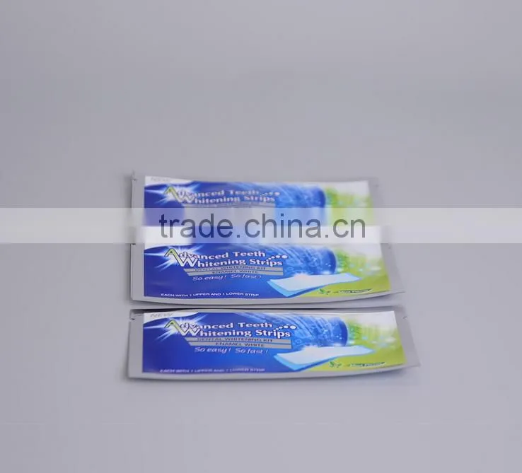 Non peroxide/6%HP teeth whitening teeth whitening strips private label teeth whitening system
