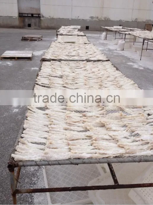 High Quality dry salted pollock fillet for Christmas Day