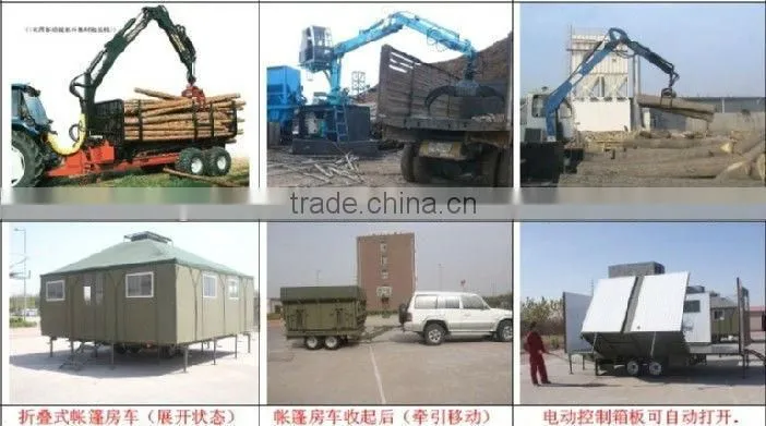 Log Loader Trailer, Hot Sale in USA&CA, Log Loader With Trailer