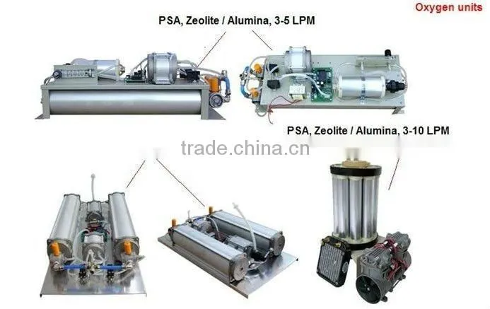 3L -15L PSA oxygen concentrator spare parts / zeolite molecular sieve oxygen generator
