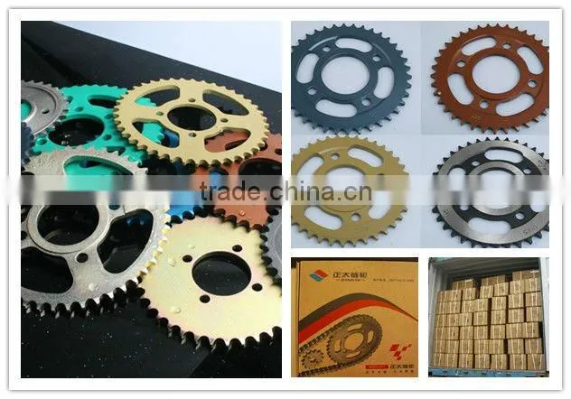 WEB100 Brazil motorcycle chain and sprocket,factory price,