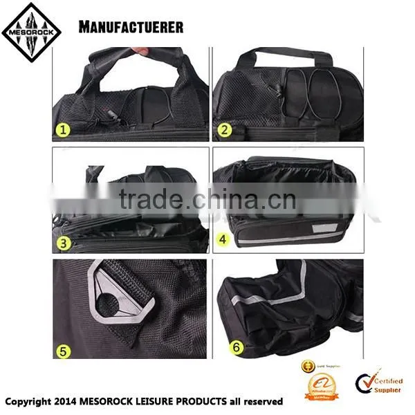Bike Bicycle Cycling Travel Rear Seat Rack Shoulder Camel Bag Trunk Pannier Handbag